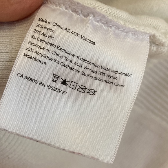 Lululemon Sundown Sweater Wrap Womens 4 6 Antique White Relaxed Cashlu Hoodie - Picture 13 of 14